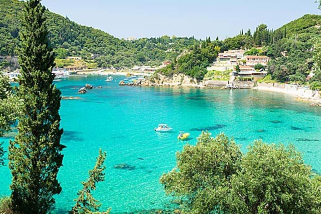 Nephiria'S Cozy Apt In Kerkira! Appartement Corfu  Buitenkant foto